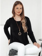 Dámská halenka s přívěskem černá Dstreet model 21982001 - FashionStreet