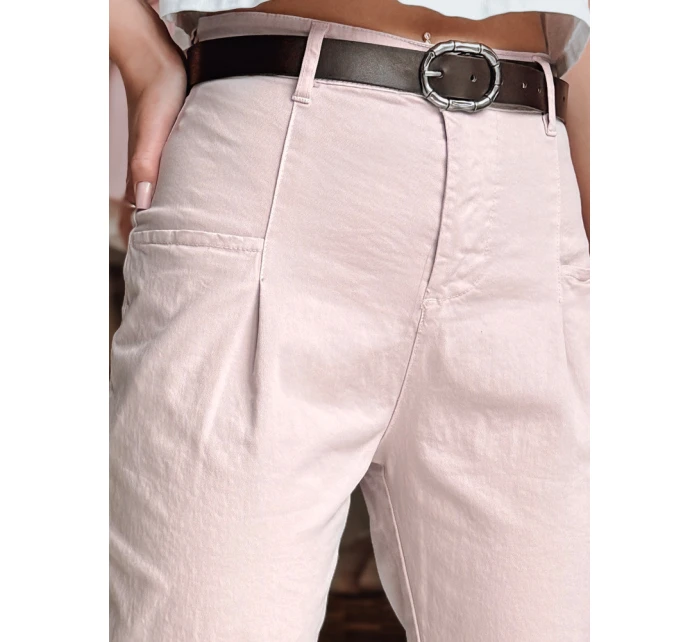 Dámské chinos kalhoty růžové Dstreet model 21986277 - FashionStreet
