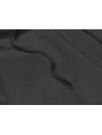 Čierny dámsky komplet - krátka mikina a nohavice (YP-1107)