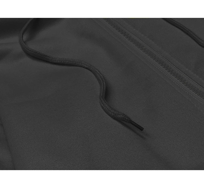 Čierny dámsky komplet - krátka mikina a nohavice (YP-1107)
