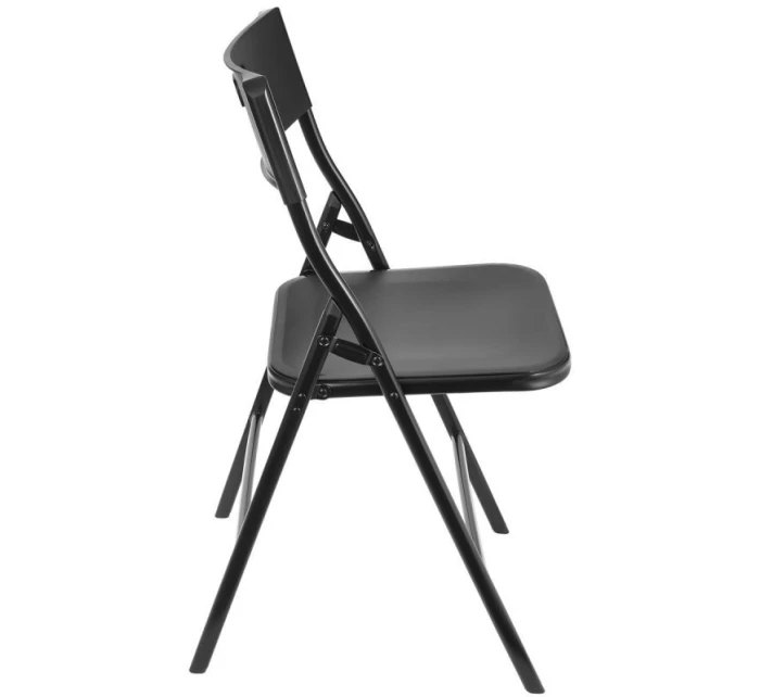 Stôl na stolovanie KOMPAKTNÝ STÔL 86,5x86,5x71 cm a 4 sedadlá ČIERNA