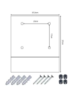 POŠTOVÁ SCHRÁNKA 37X37X10,5CM 1067551 SASKA GARDEN POŠTOVÁ SCHRÁNKA 37X37X10,5CM 1067551 SASKA GARDEN