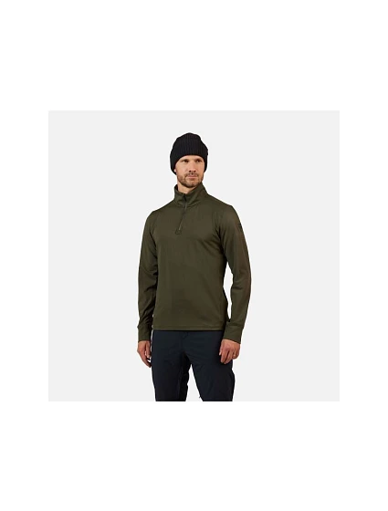 Pánska mikina ROSSIGNOL MID LAYER STRETCH HZ, zelená