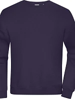 Daiber 8042 Ťažká unisex mikina oversize 02.8042 tmavo fialová