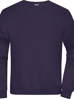 Těžká oversize unisex mikina 02. deep purple model 22446167 - Daiber