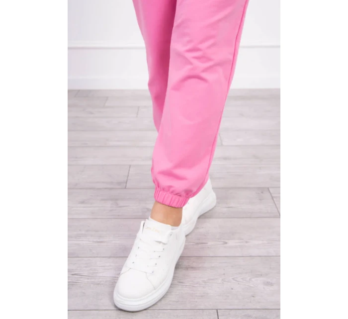 Bavlnená 3dielna sada svetlo ružová