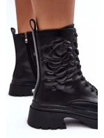 Kožené Workery Botky  Černé model 21633968 - S.Barski