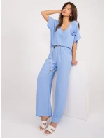 Spodnie DHJ SP model 19760094 jasny niebieski - FPrice Spodnie DHJ SP model 19760094 jasny niebieski - FPrice