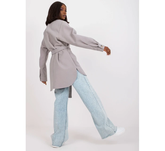 Dámska košeľa-LK-KS-508481.88-šedá Dámska košeľa-LK-KS-508481.88-šedá