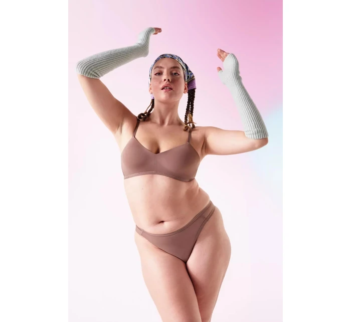 Dámska podprsenka Soft ADAPT P - BROWN - hnedá 1141 - SLOGGI Dámska podprsenka Soft ADAPT P - BROWN - hnedá 1141 - SLOGGI