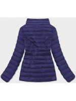 Tmavomodrá ľahká dámska prešívaná bunda (20311-215)