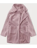 Ružová dámska bunda typu lamb J Style (5M3239-46) Ružová dámska bunda typu lamb J Style (5M3239-46)