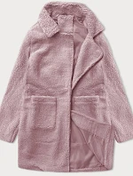 Dámska bunda z ovčej kože J Style Pink (5M3239-46)