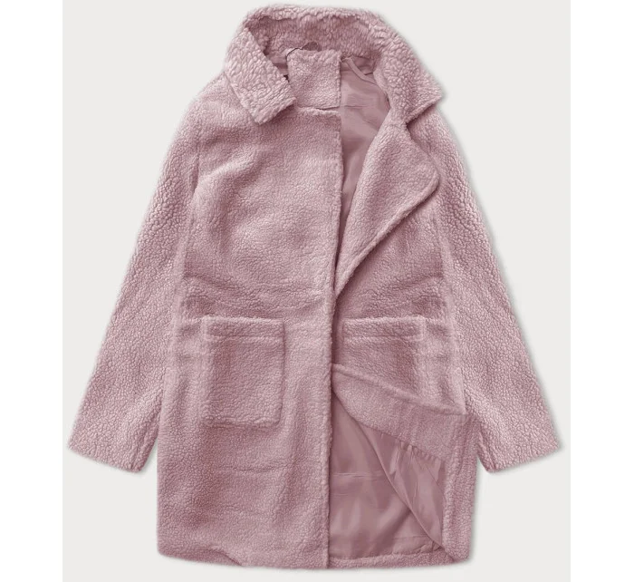 Ružová dámska bunda typu lamb J Style (5M3239-46) Ružová dámska bunda typu lamb J Style (5M3239-46)