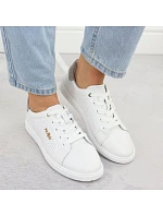 Filippo biela kožená športová obuv DP6738