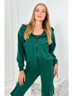 Set 3 v 1 mikina + top + nohavice zelený Set 3 v 1 mikina + top + nohavice zelený