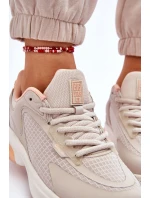 Wygodne Buty Sportowe Memory Foam System Big Star LL274336 Beżowe Wygodne Buty Sportowe Memory Foam System Big Star LL274336 Beżowe