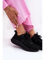 Buty Sportowe Sneakersy Damskie Big Star RR274A144 HI-POLY SYSTEM Czarne Buty Sportowe Sneakersy Damskie Big Star RR274A144 HI-POLY SYSTEM Czarne