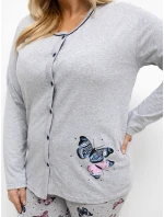 Piżama DU PI FP model 21766219 szary - FPrice Piżama DU PI FP model 21766219 szary - FPrice