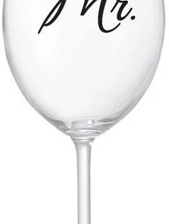 MR. - číry pohár na víno 350 ml