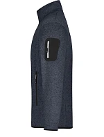 JN Pánská pletená fleecová bunda 02.0 dark grey model 22489551 - Daiber JN Pánská pletená fleecová bunda 02.0 dark grey model 22489551 - Daiber