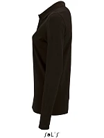 SOL'S Perfect LSL Women Dámske piqué polo s dlhým rukávom 25.2083 čierne