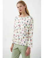 Vamp - Pastelové kvetinové pyžamo 21354 - Vamp Vamp - Pastelové kvetinové pyžamo 21354 - Vamp