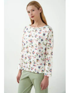 Vamp - Pastelové kvetinové pyžamo 21354 - Vamp