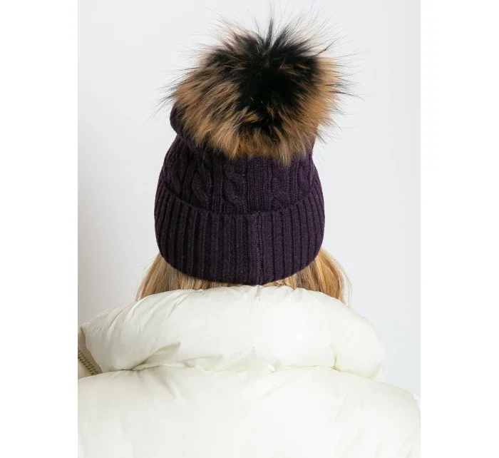 Dámska čiapka AT CZ 173501.44 tmavo fialová