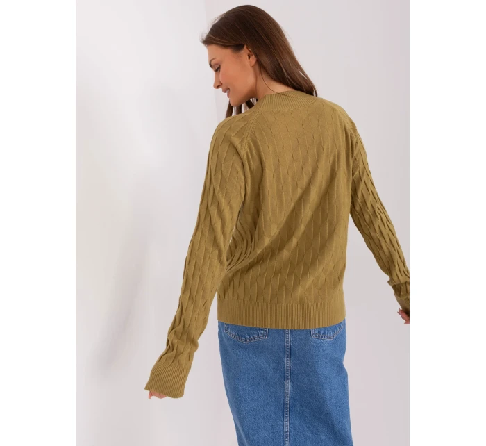 Sweter AT SW model 18884830 oliwkowy - FPrice