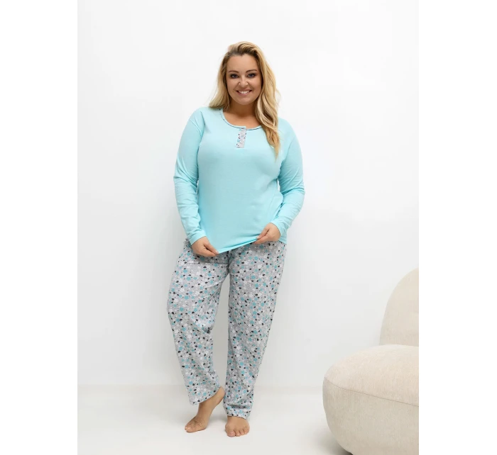 Piżama DU KN FP model 21766256 mietowy - FPrice