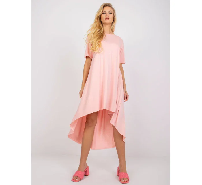 Dámske šaty RV SK R4889.09 lososové