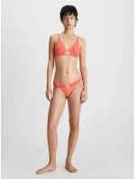 Dámsky vrchný plavkový diel bikín KW0KW01974 SM9 koralová - Calvin Klein