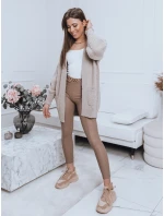 Dámské legíny béžové Dstreet model 21964251 - FashionStreet