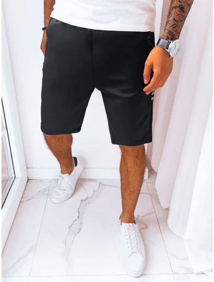 Pánské černé teplákové šortky Dstreet model 21968888 - FashionStreet