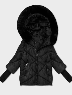 kurtka damska z kapturem czarna model 21765106 - MINORITY