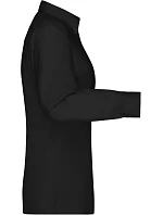 JN keprová halenka s dlouhým rukávem 02.0 black model 22488290 - Daiber JN keprová halenka s dlouhým rukávem 02.0 black model 22488290 - Daiber