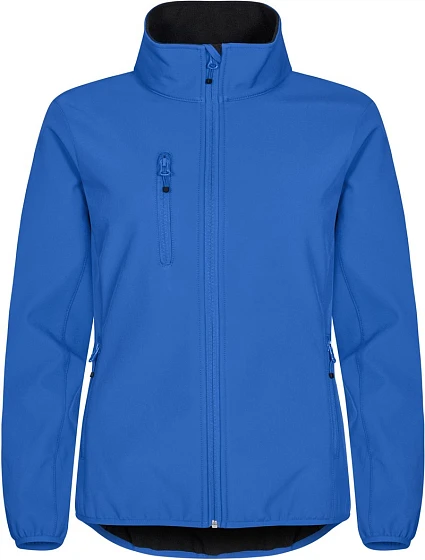 Clique Classic Softshell Jkt W Dámska 3-vrstvová softshellová bunda 67.0915 kráľovská modrá Clique Classic Softshell Jkt W Dámska 3-vrstvová softshellová bunda 67.0915 kráľovská modrá