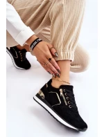 Zamszowe Buty Sportowe Na Platformie Czarne Riverside Zamszowe Buty Sportowe Na Platformie Czarne Riverside