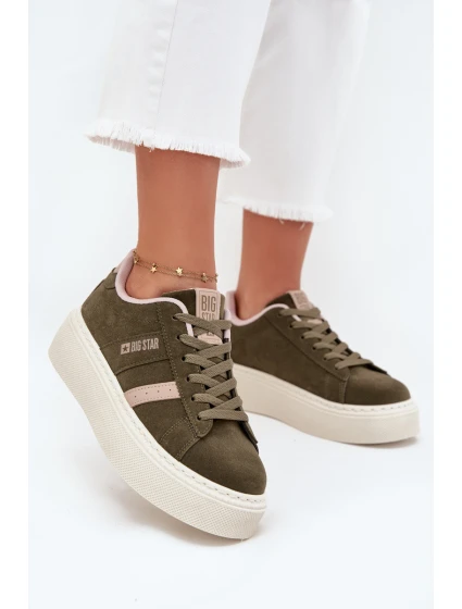 Dámské Tenisky Na Platformě Big Star model 21706261 Zelené - Big Star Shoes