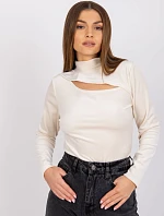 Blúzka DHJ BZ 6561.09P svetlo béžová