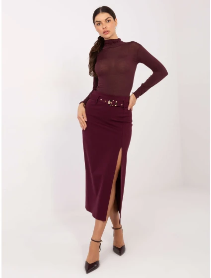 Spódnica IT SD model 21789055 bordowy - FPrice