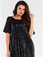 Dámské mini šaty s Černá model 19916509 - awama Dámské mini šaty s Černá model 19916509 - awama