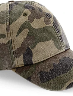 B 6 panelová kšiltovka "Vintage" 53.0 vintage jungle camo model 22549209 - Beechfield