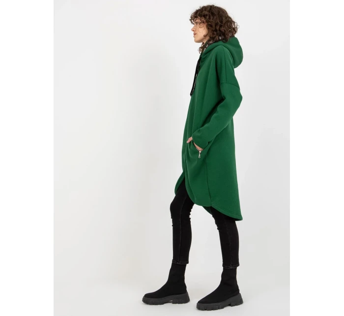 Mikina RV BL 6683.00P tmavo zelená