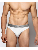 Pánske športové nohavičky z bavlny Pima ATLANTIC 2Pack - biele