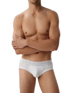 Pánské slipy model 21281248 white - Atlantic