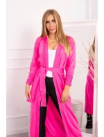 Sweter kardigan w różowy neon model 18749692 - K-Fashion
