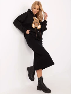 Mikina DHJ BL A8695.65P čierna