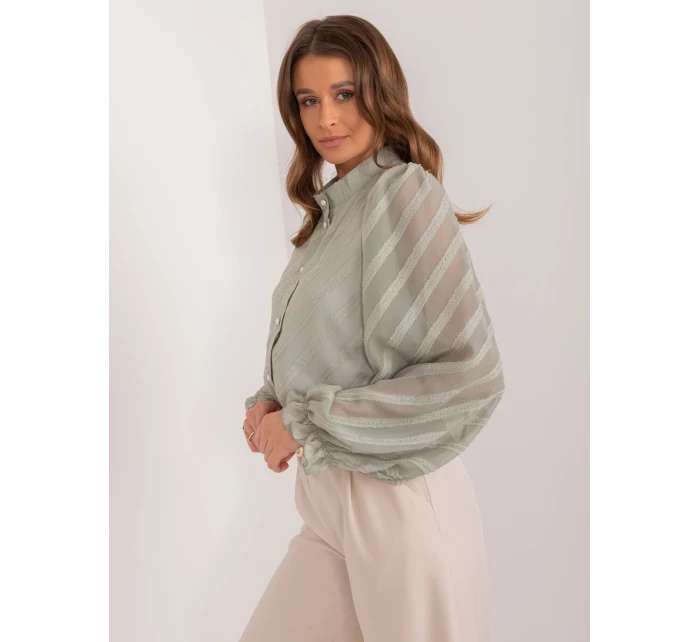 Košeľa LK KS 509588.98 pistácií Košeľa LK KS 509588.98 pistácií